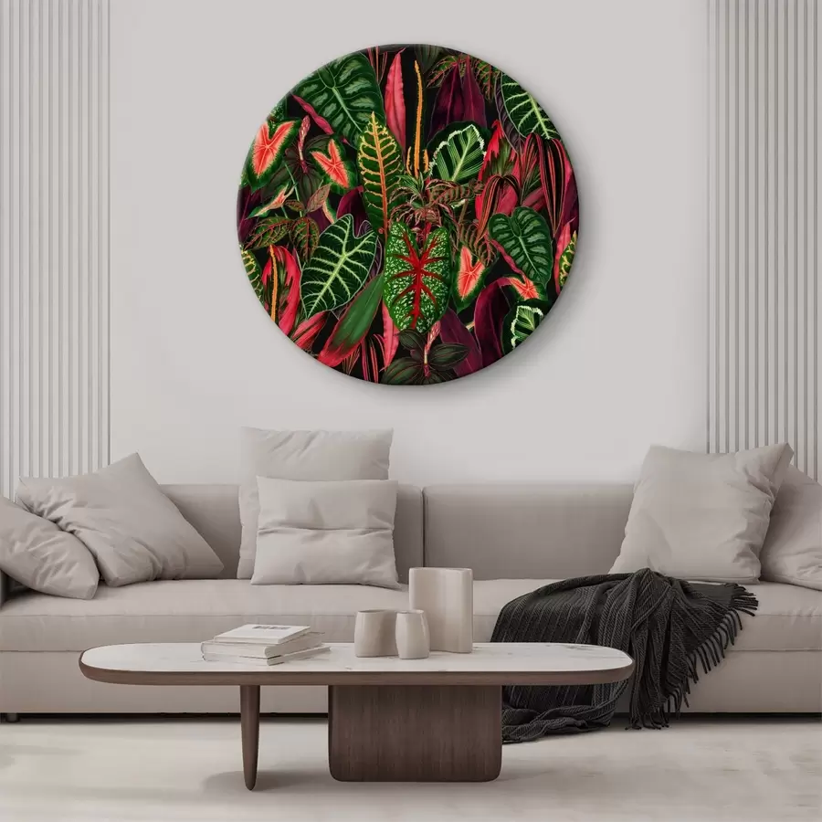 murales de pared Hojas tropicales r37570