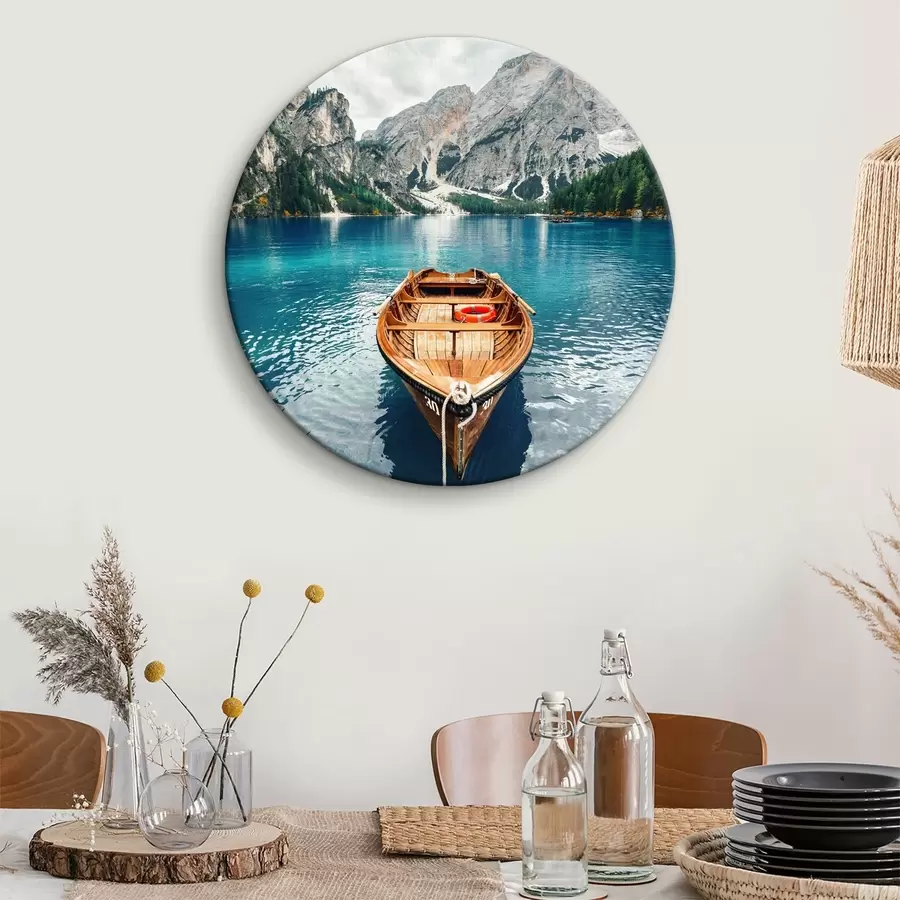 murales de pared Barco en el lago r37628