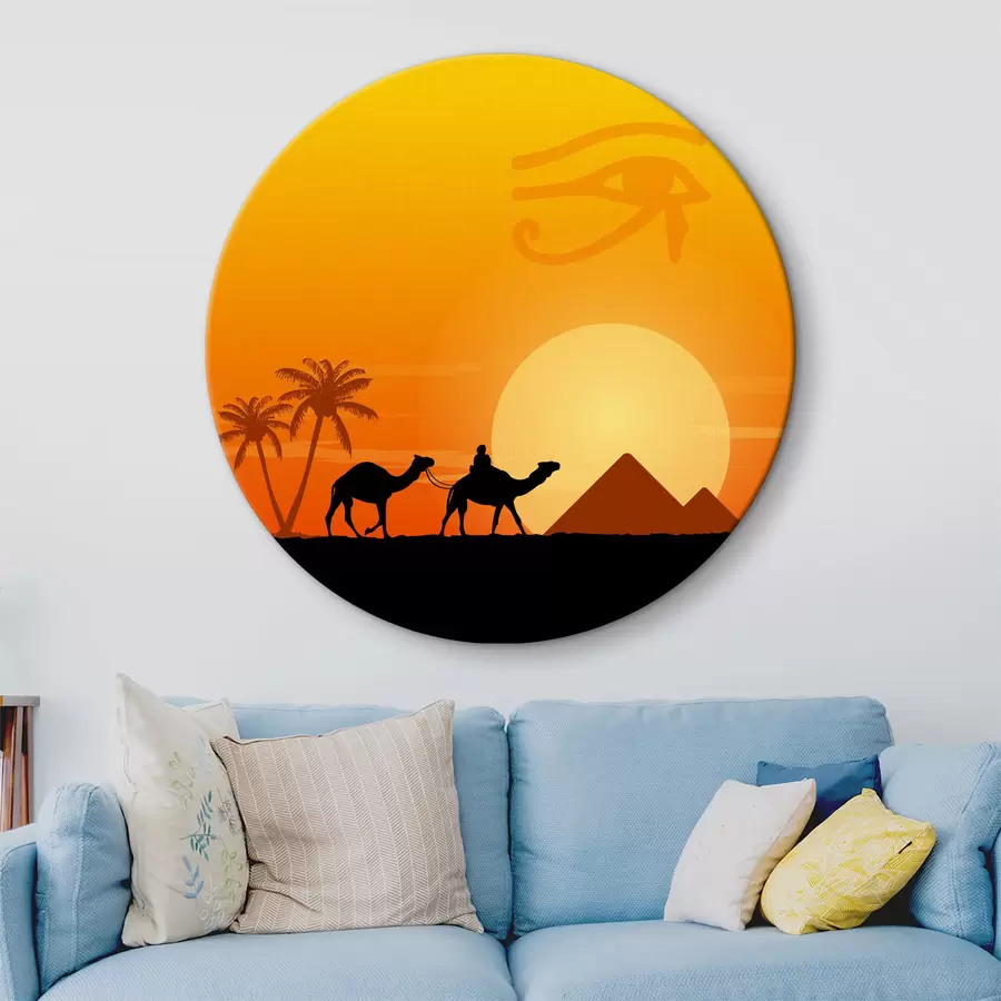 murales de pared Viaje por el desierto r37754