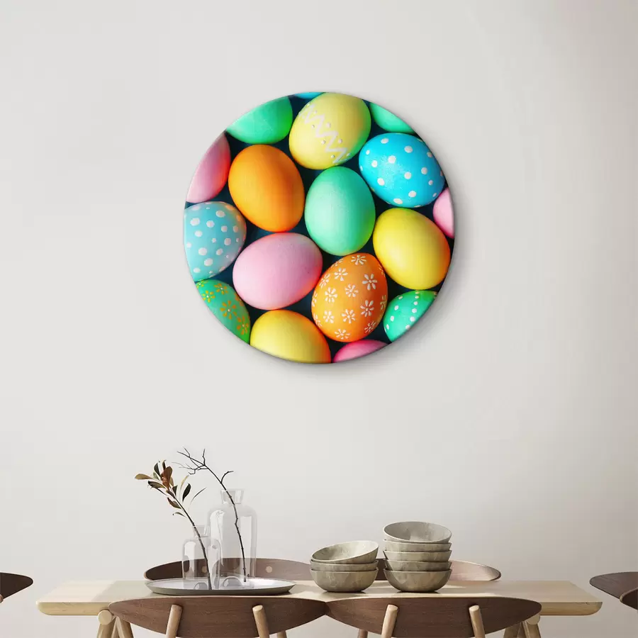 murales de pared Huevos multicolores r37762
