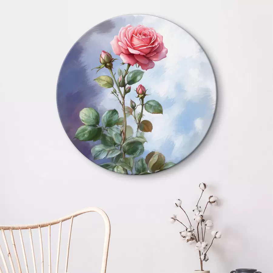 murales de pared Pintar una rosa r37810