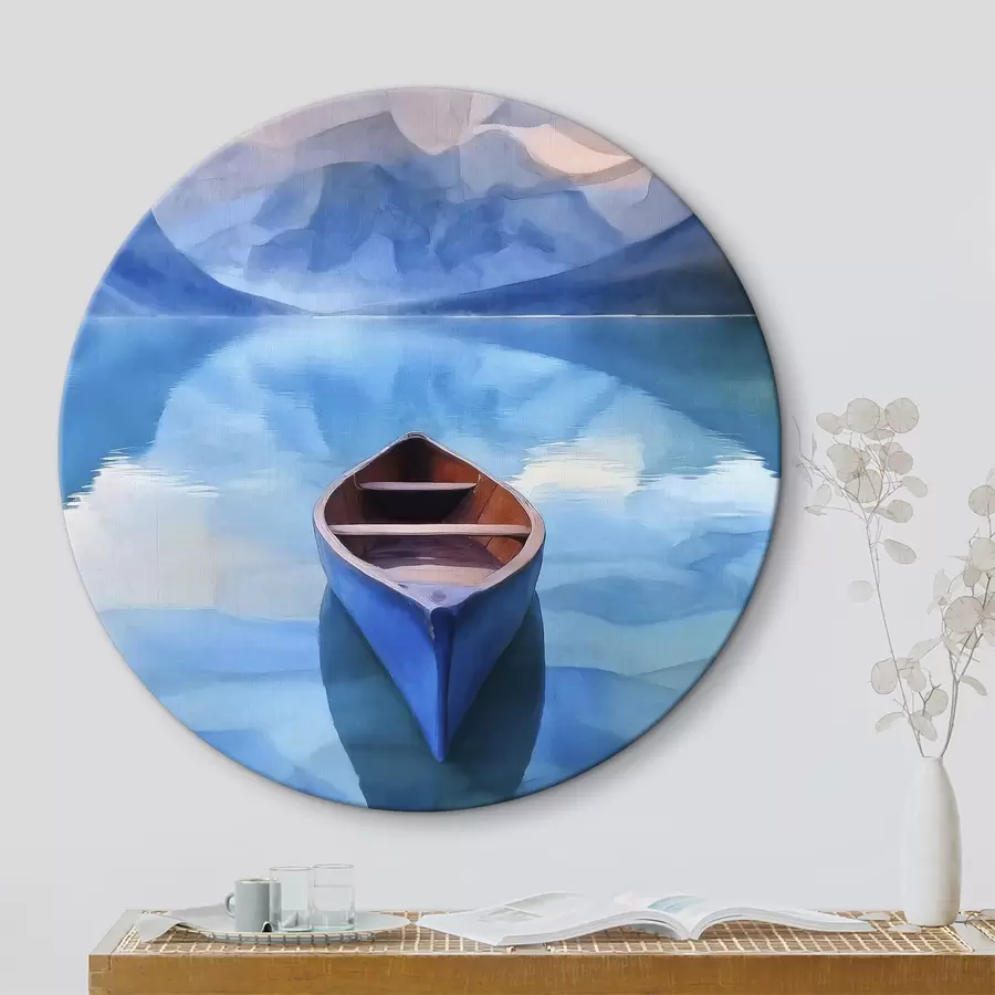 murales de pared Barco en el lago r37819