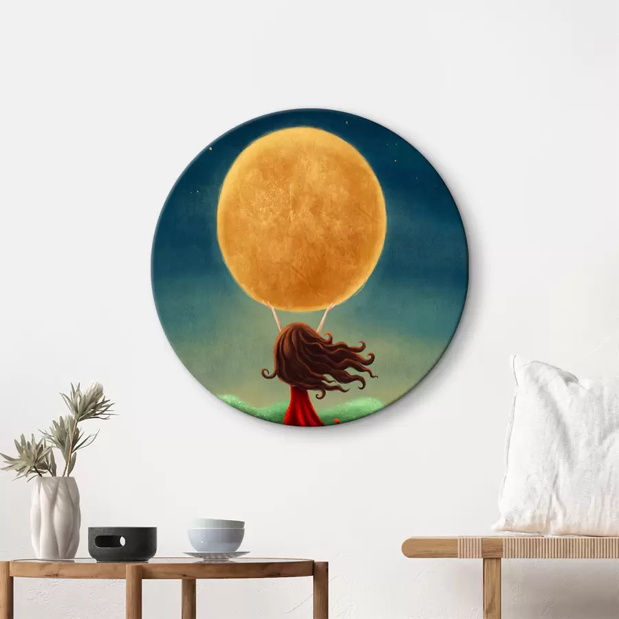 murales de pared La luna en tus manos r37835