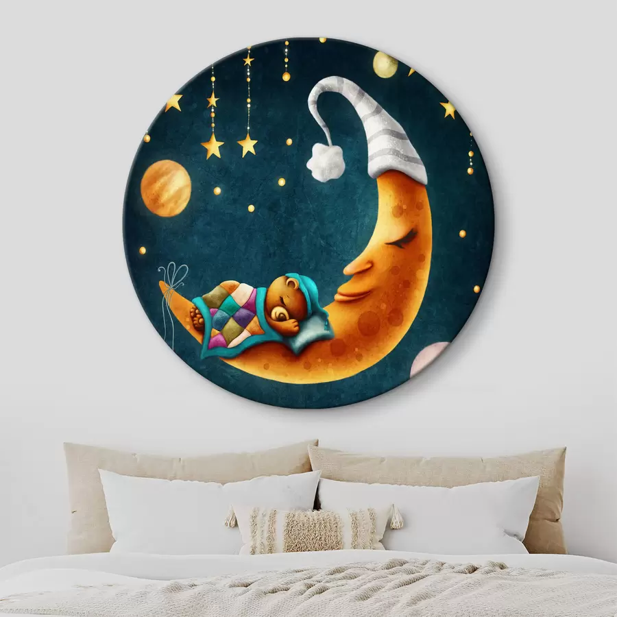 murales de pared Soñando bajo el cielo celestial de la noche r37837