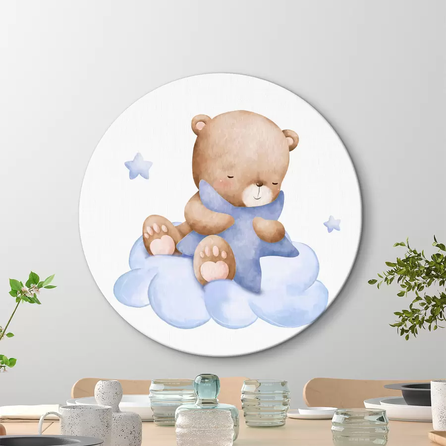 murales de pared La estrella favorita del oso r37919v1