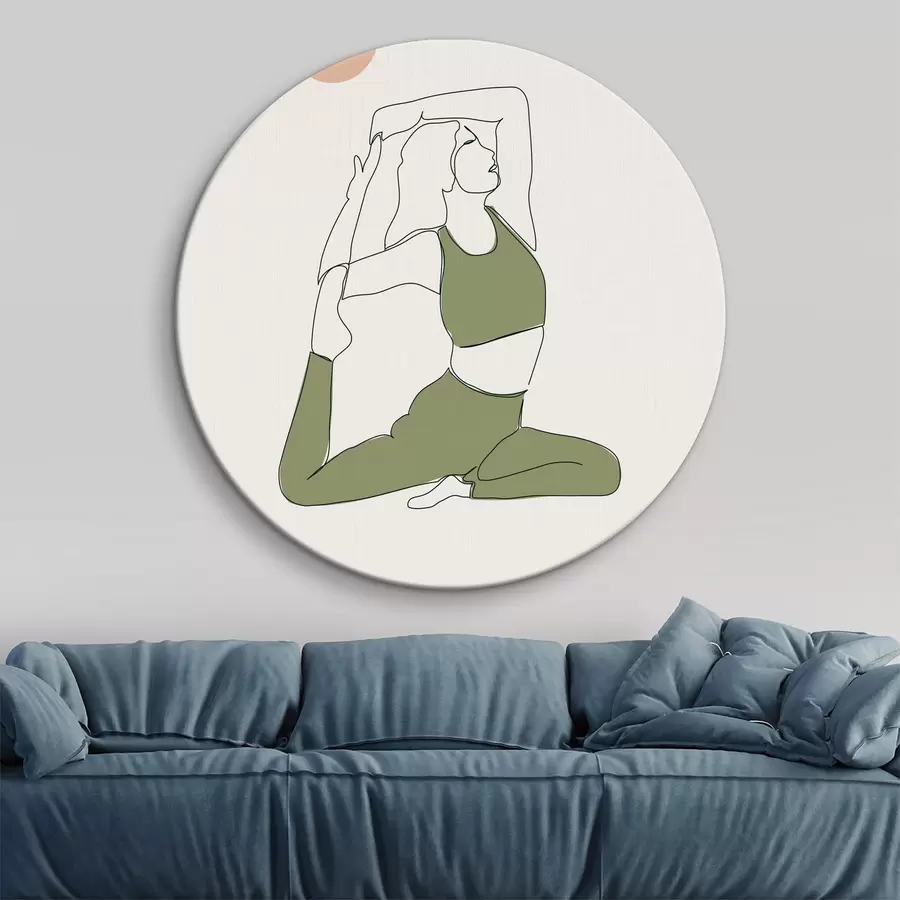 murales de pared Postura elegante bajo el sol r37988