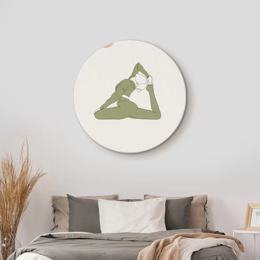 murales de pared Postura elegante bajo el sol r37990