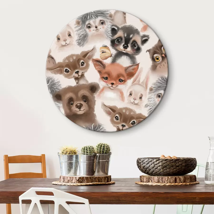 murales de pared Animales mágicos y mariposas r38041