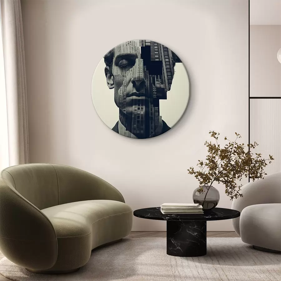 murales de pared Paisaje urbano en la sala contemplativa r38043