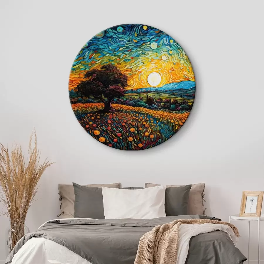 murales de pared Puesta de sol brillante r38059