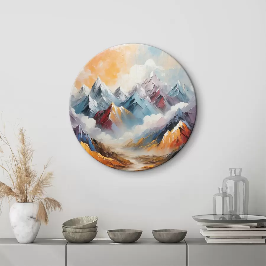 murales de pared Montañas majestuosas r38062