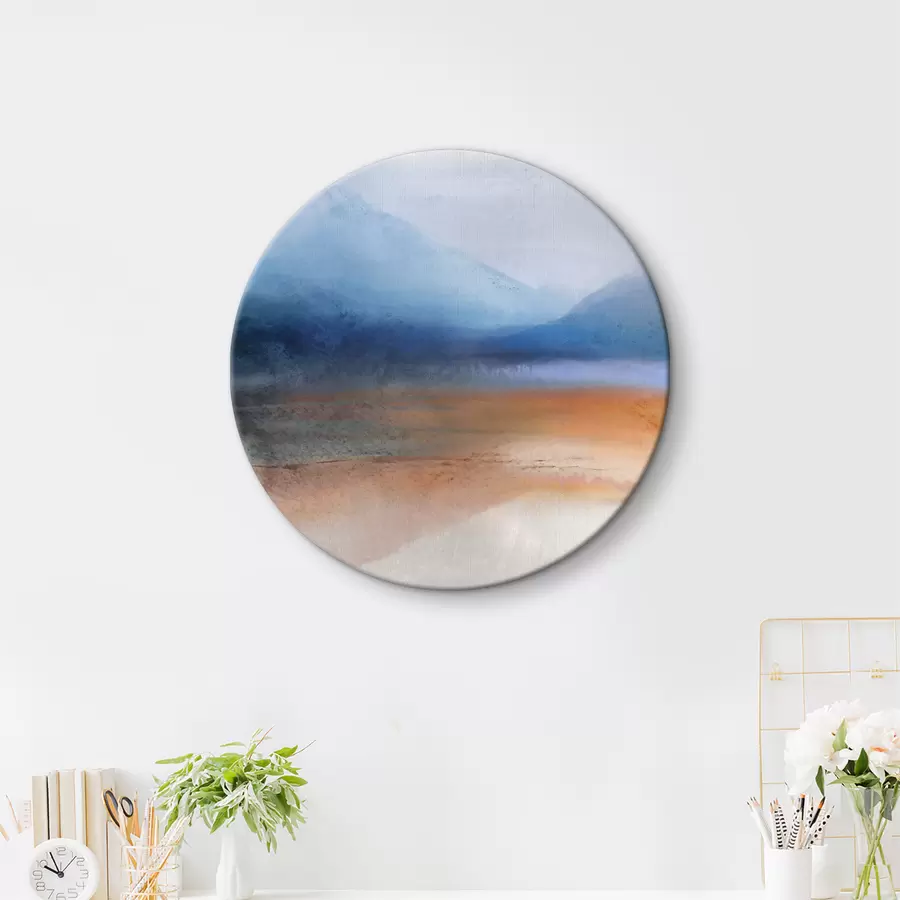 murales de pared Acuarela de montañas y arena r38067