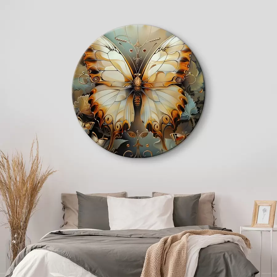 murales de pared Elegante mariposa r38149