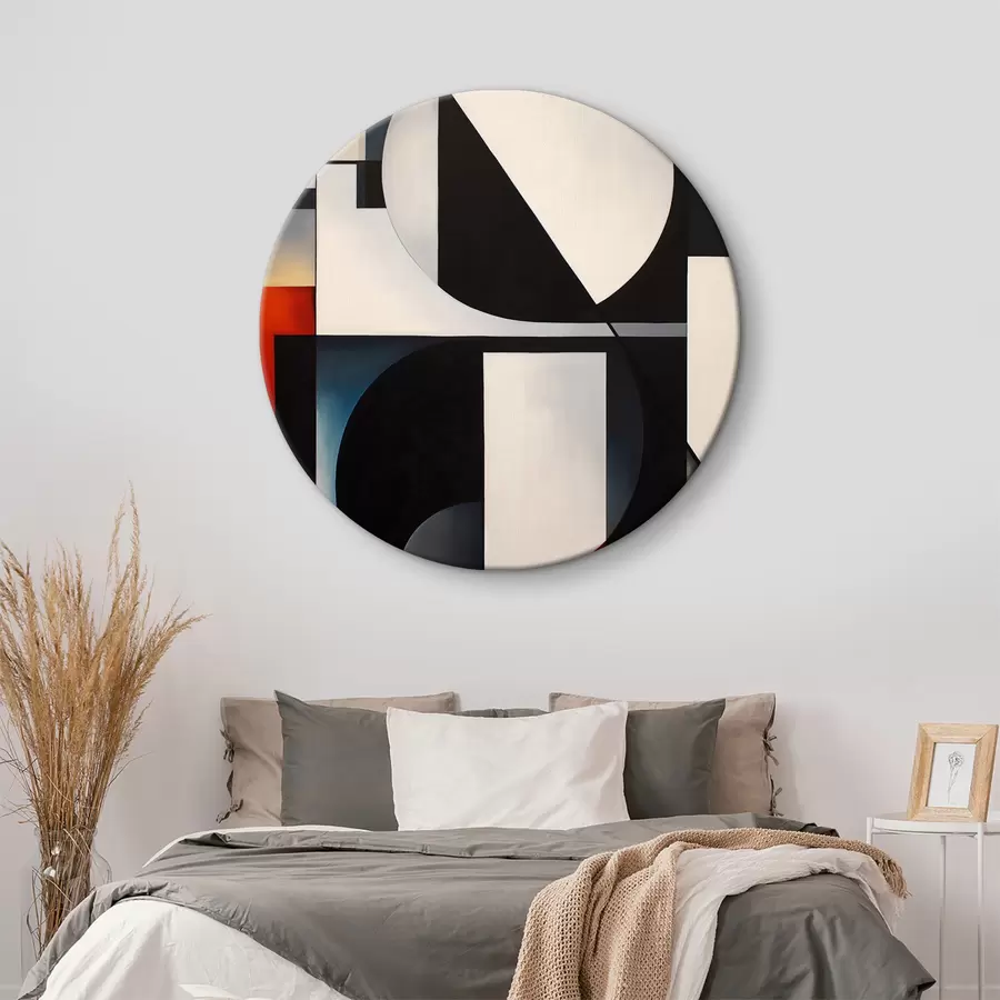 murales de pared Pintar una figura geométrica r38170