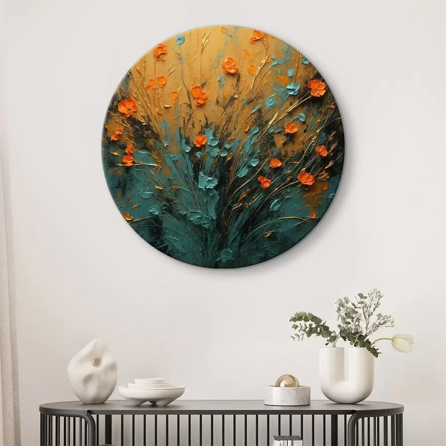 murales de pared Cuadro de flores en la pared r38173