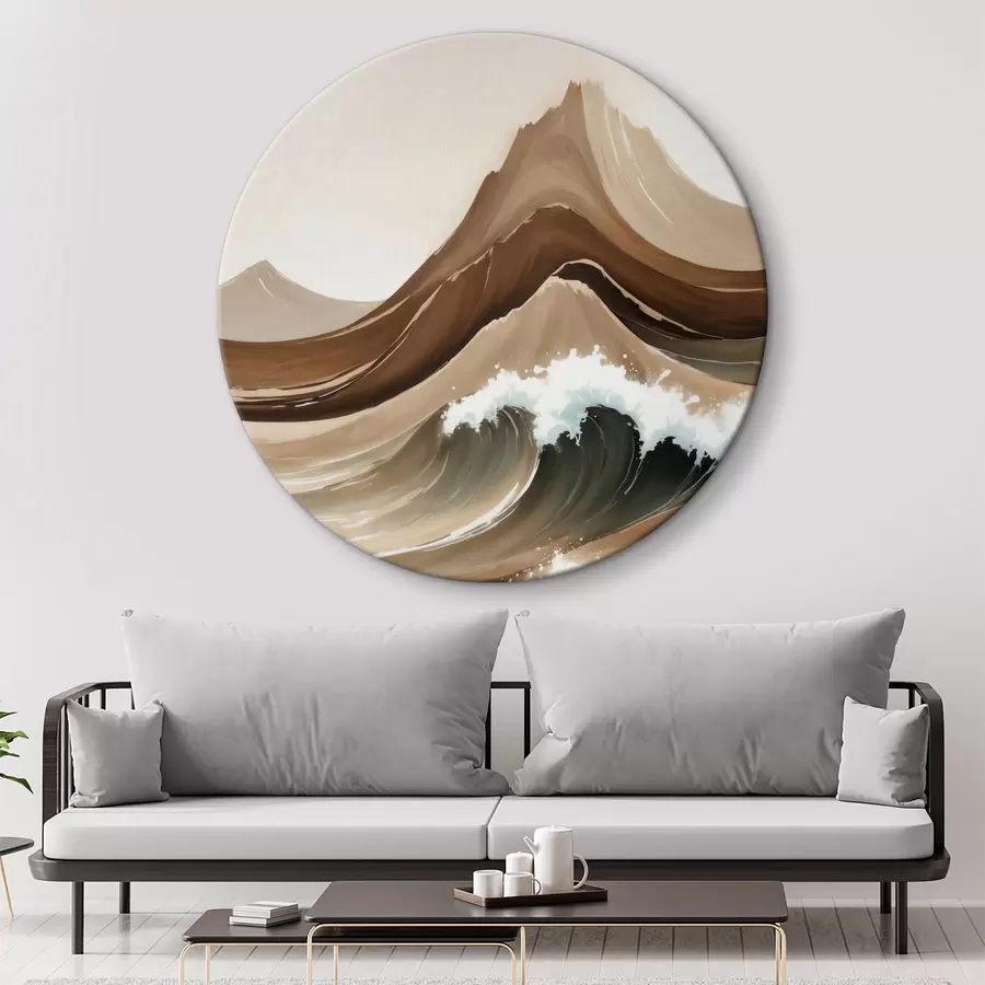 murales de pared Una imagen de olas en la playa r38222