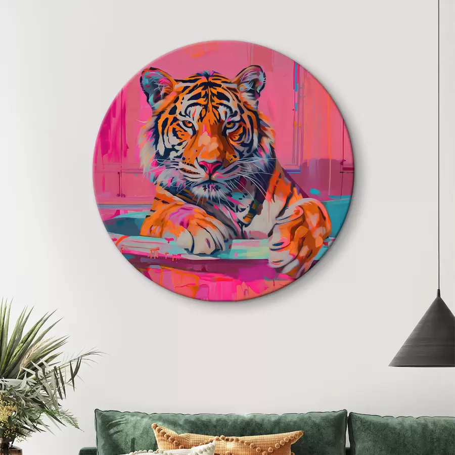 murales de pared Tigre en la bañera r38257