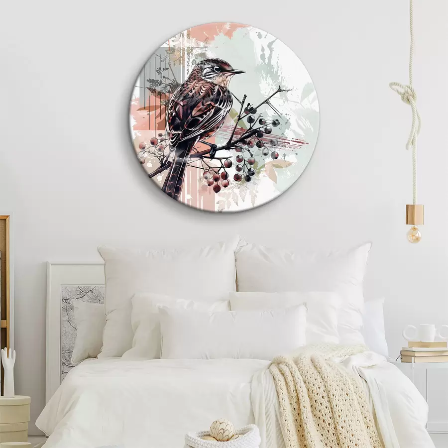 murales de pared Pájaro en una rama r38273