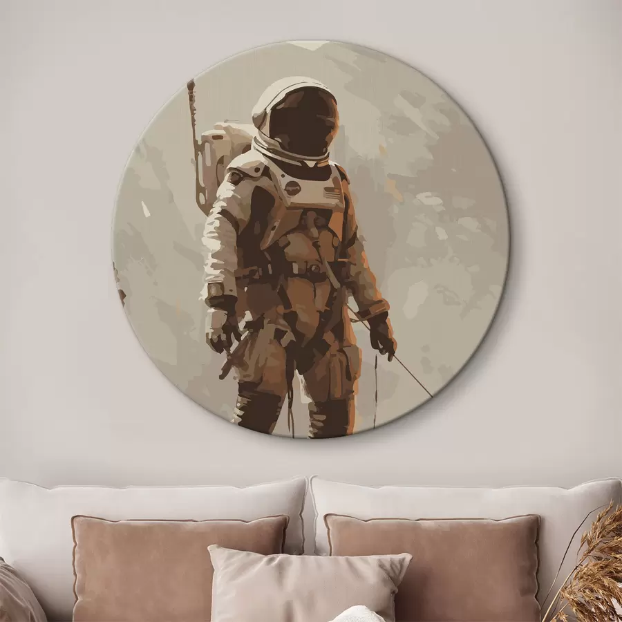 murales de pared Persona con traje espacial r38312