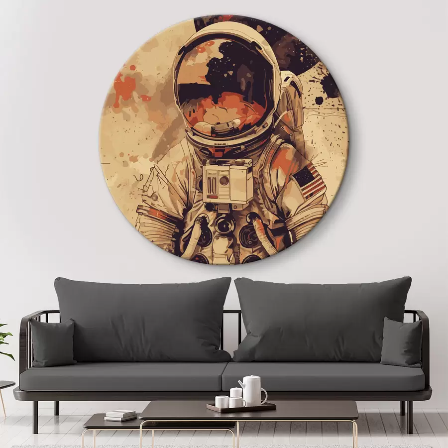 murales de pared Astronauta con traje espacial r38315