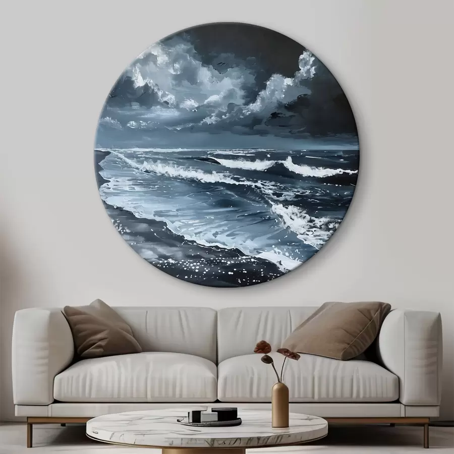 murales de pared Una imagen de olas en la playa r38322