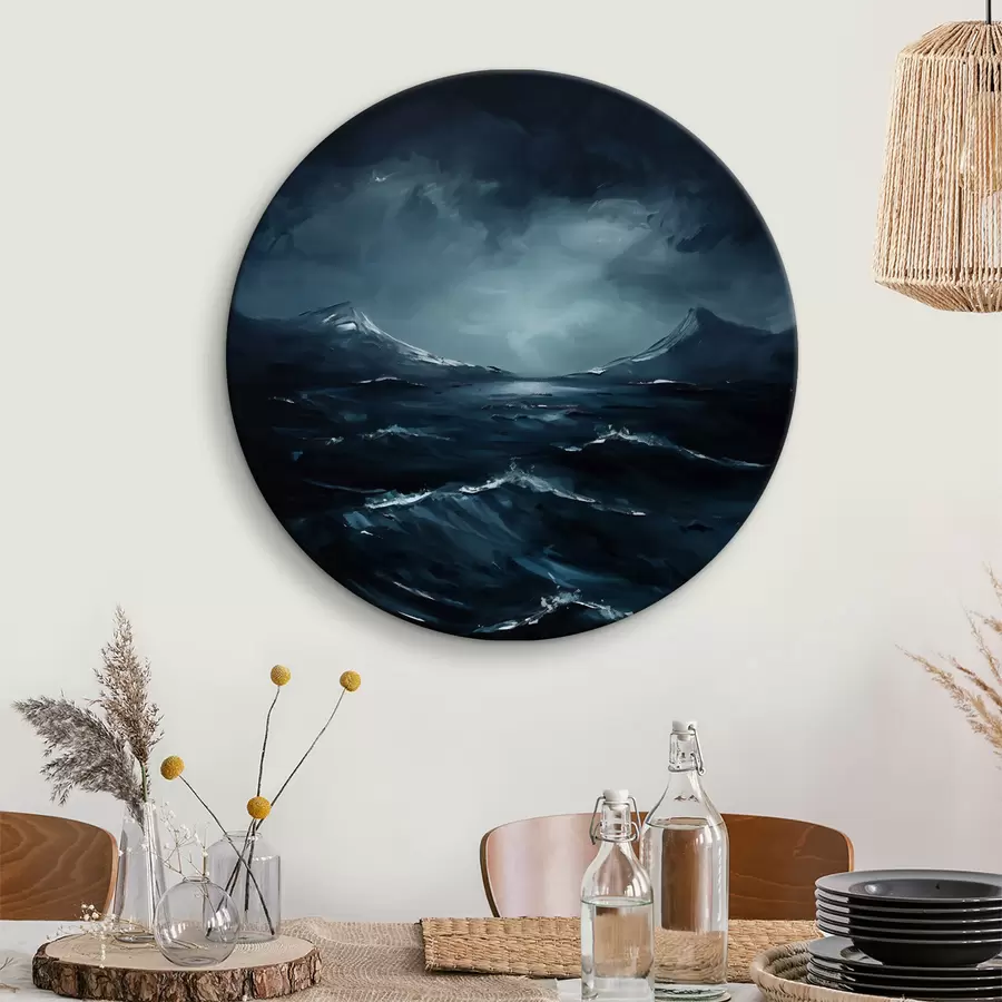 murales de pared Cielo oscuro sobre el agua r38324