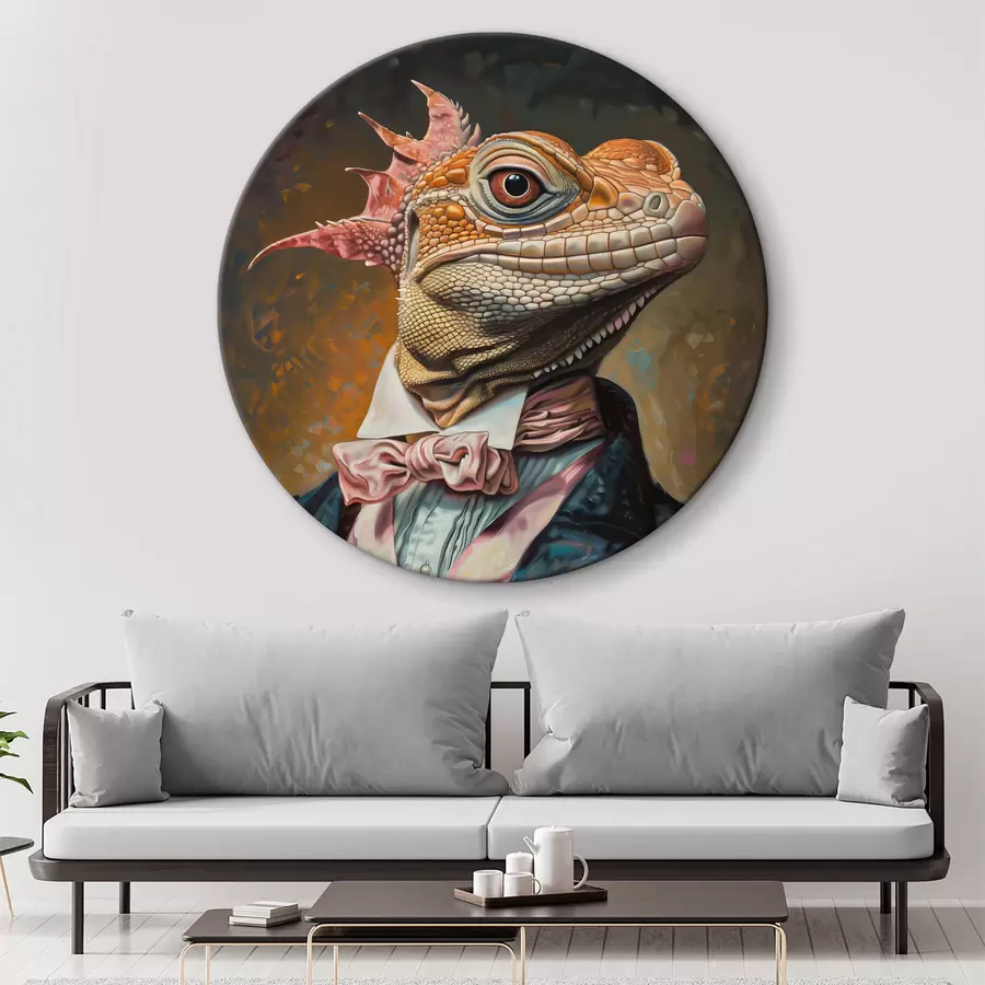 murales de pared Lagarto con traje r38374