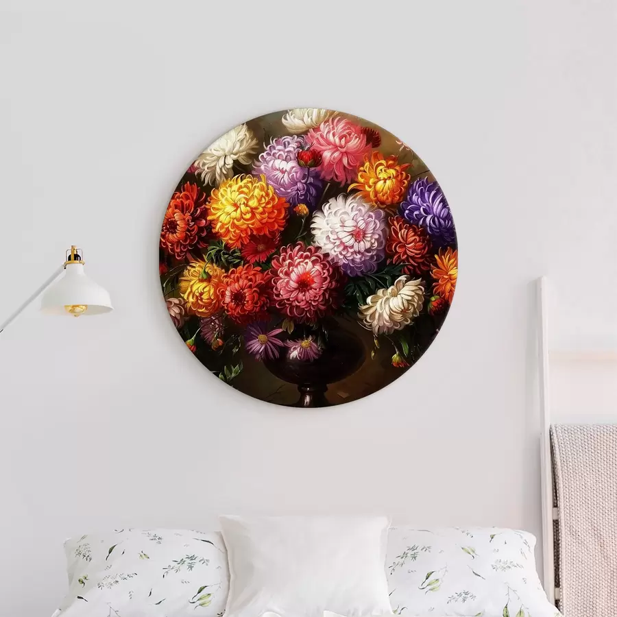 murales de pared Un ramo vibrante de elegancia atemporal r38546