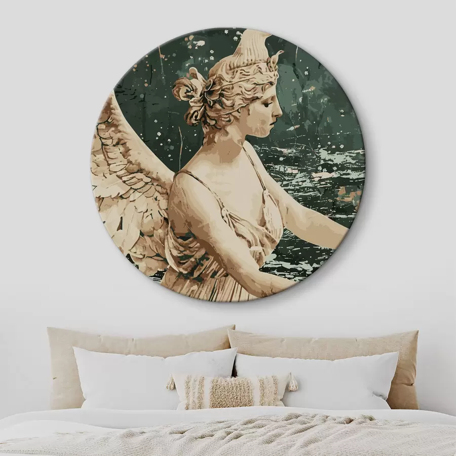 murales de pared Gracia angelical en arte intemporal r38551