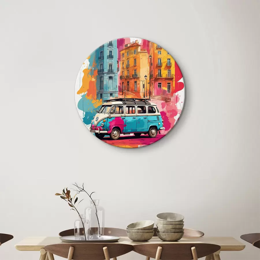 murales de pared Un colorido viaje por parajes urbanos r38593