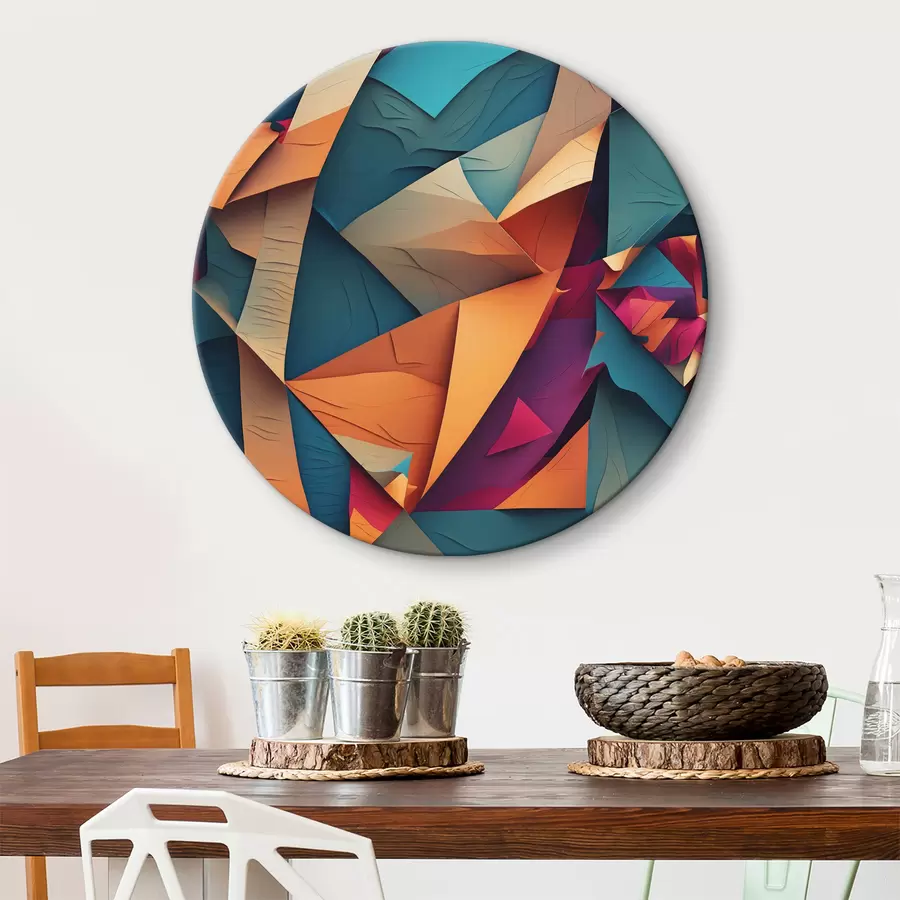 murales de pared Imagen multicolor abstracta r39849