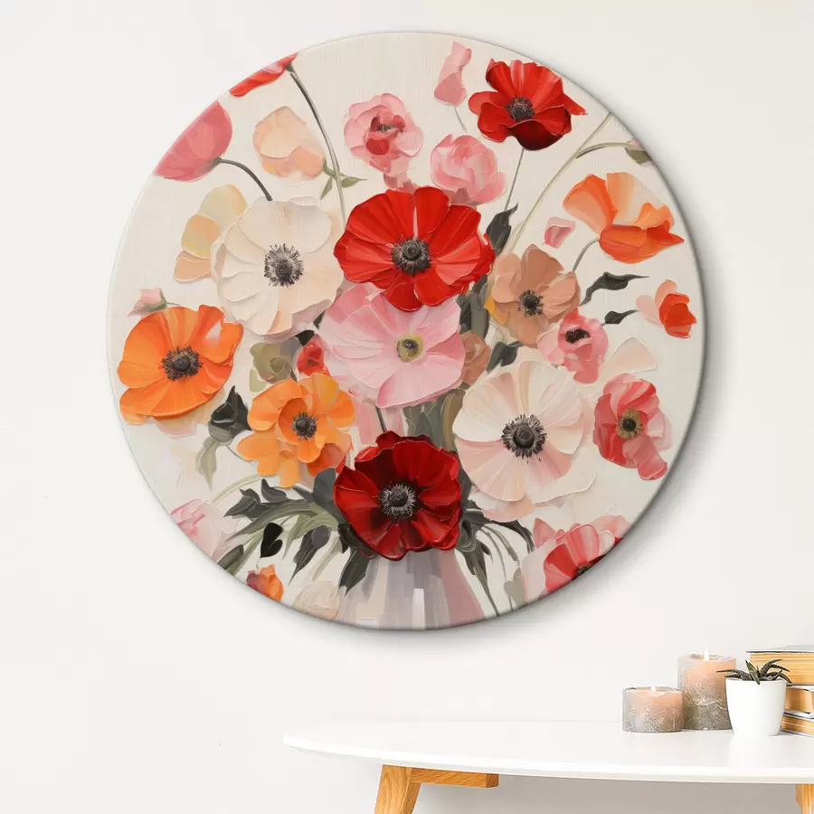 murales de pared Un ramo de flores en un jarrón r40433