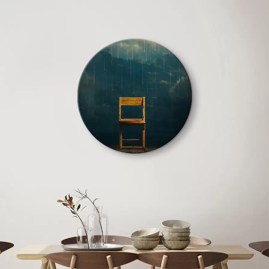 murales de pared Silla contra el cielo r40436