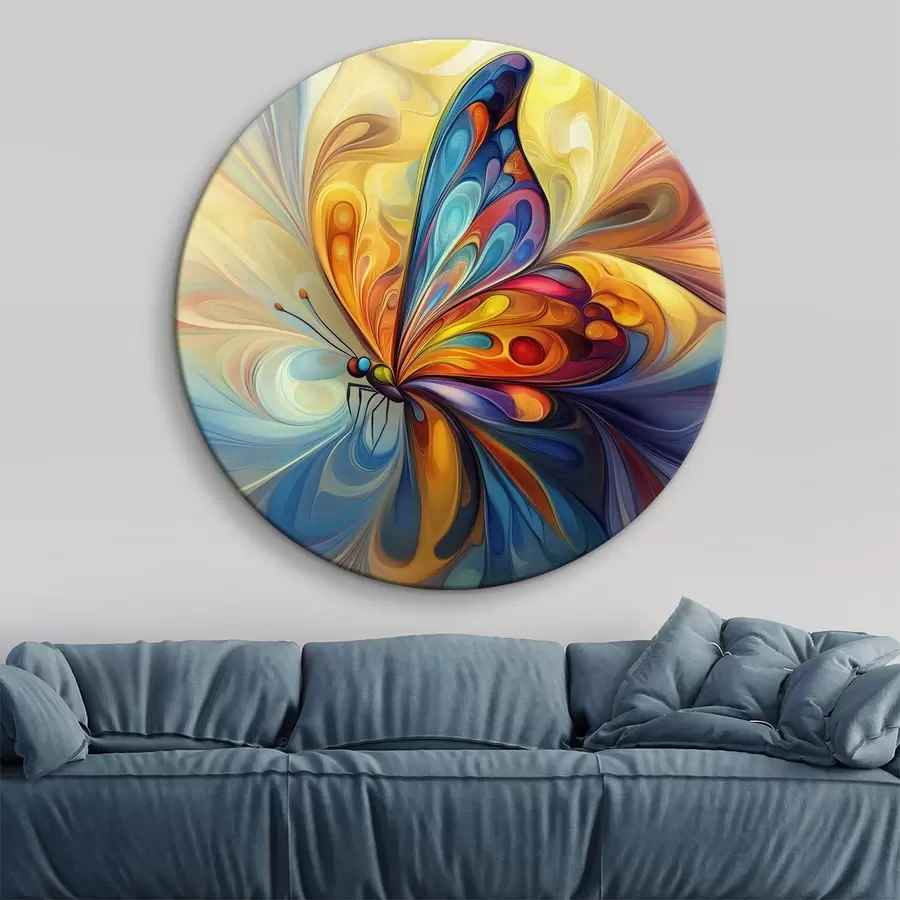 murales de pared Mariposa abstracta r40451