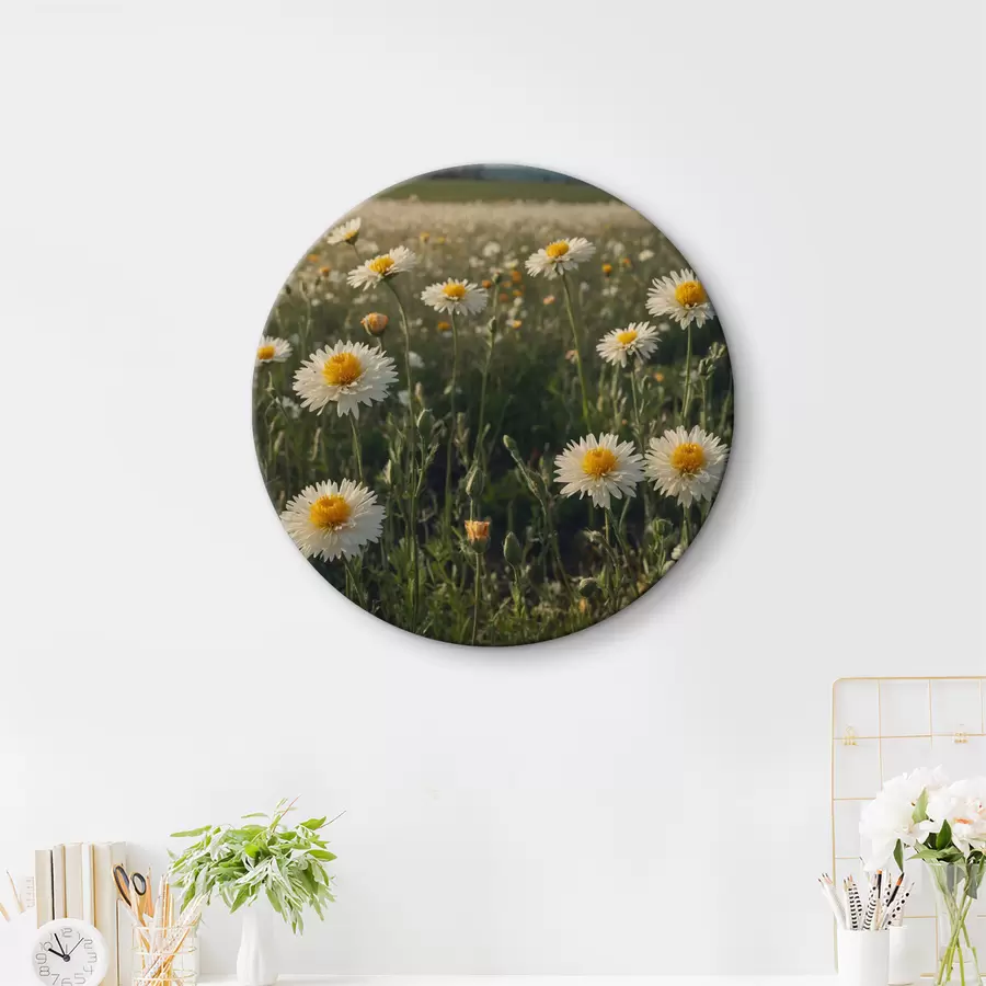 murales de pared Campo de margaritas r40466