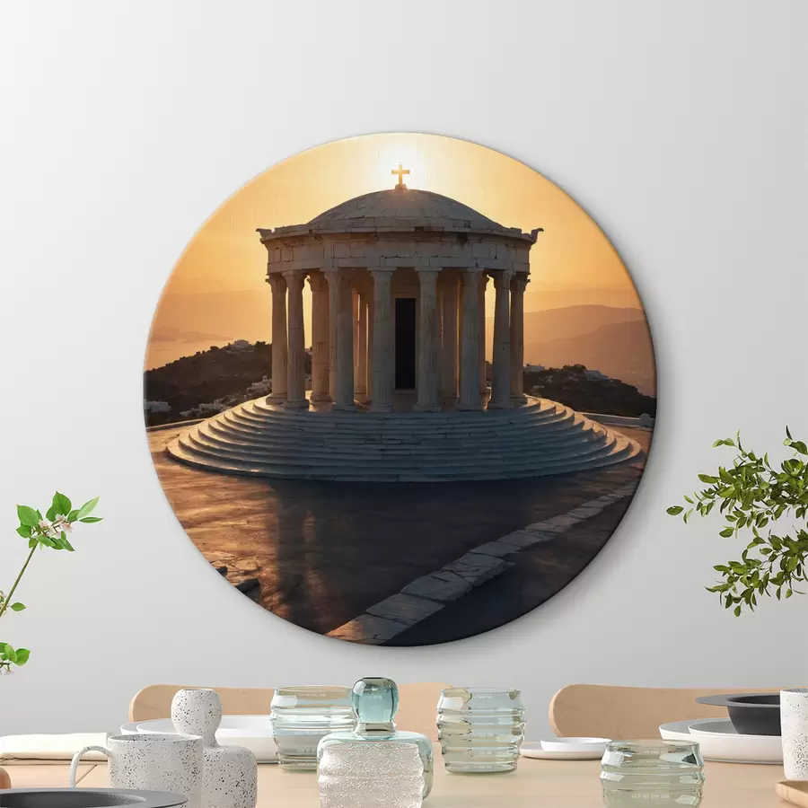 murales de pared Arquitectura griega r40478