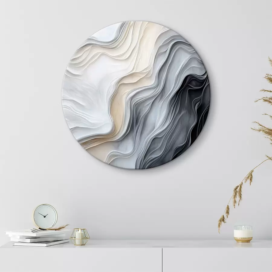 murales de pared Ondas abstractas con textura de imitación r40507