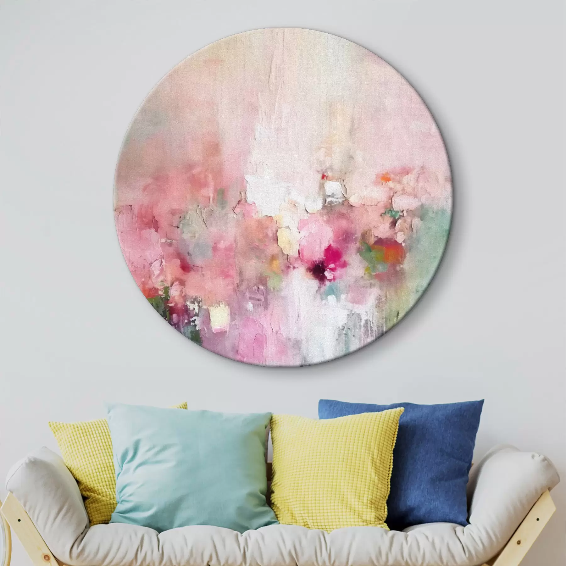 murales de pared Pinceladas abstractas de estilo moderno r40512