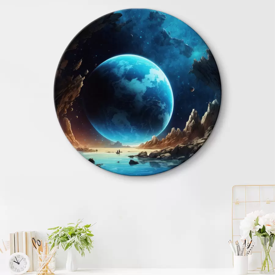 murales de pared Planetas azules r40697