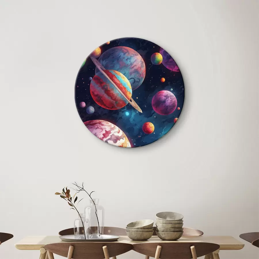 murales de pared Planetas de colores r40698