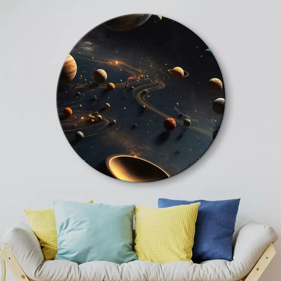 murales de pared Construir planetas r40699