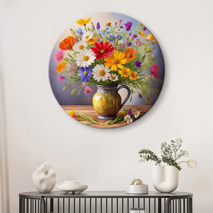murales de pared brillante ramo de flores silvestres r40707
