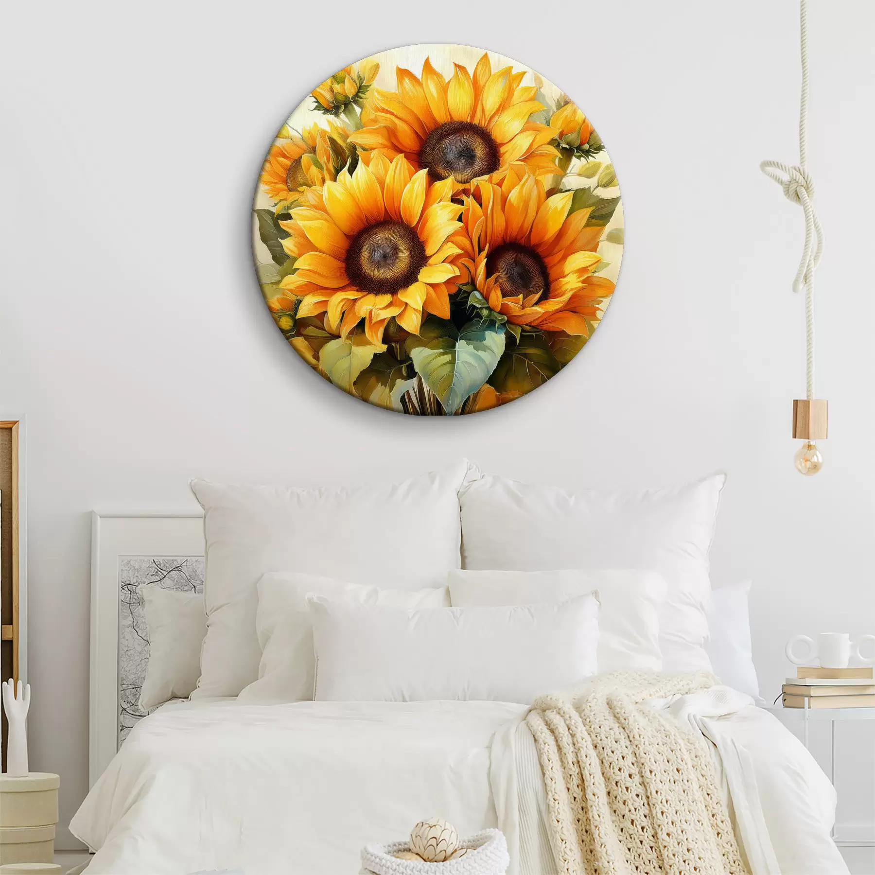 murales de pared girasoles grandes, girasoles amarillos r40710