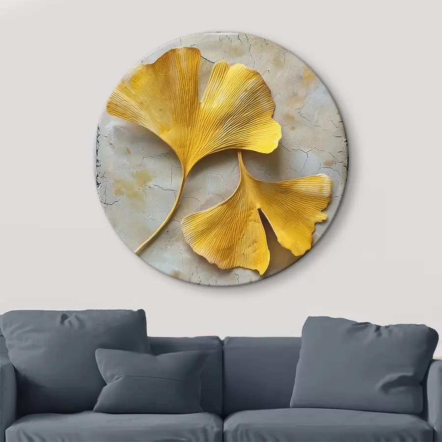 murales de pared Hojas de ginkgo r40767