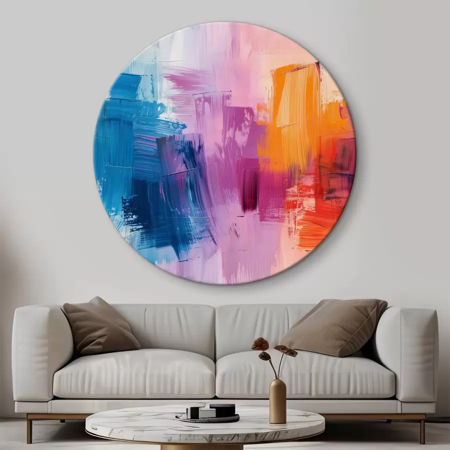 murales de pared Trazos de pintura, diferentes colores, acuarela r40786