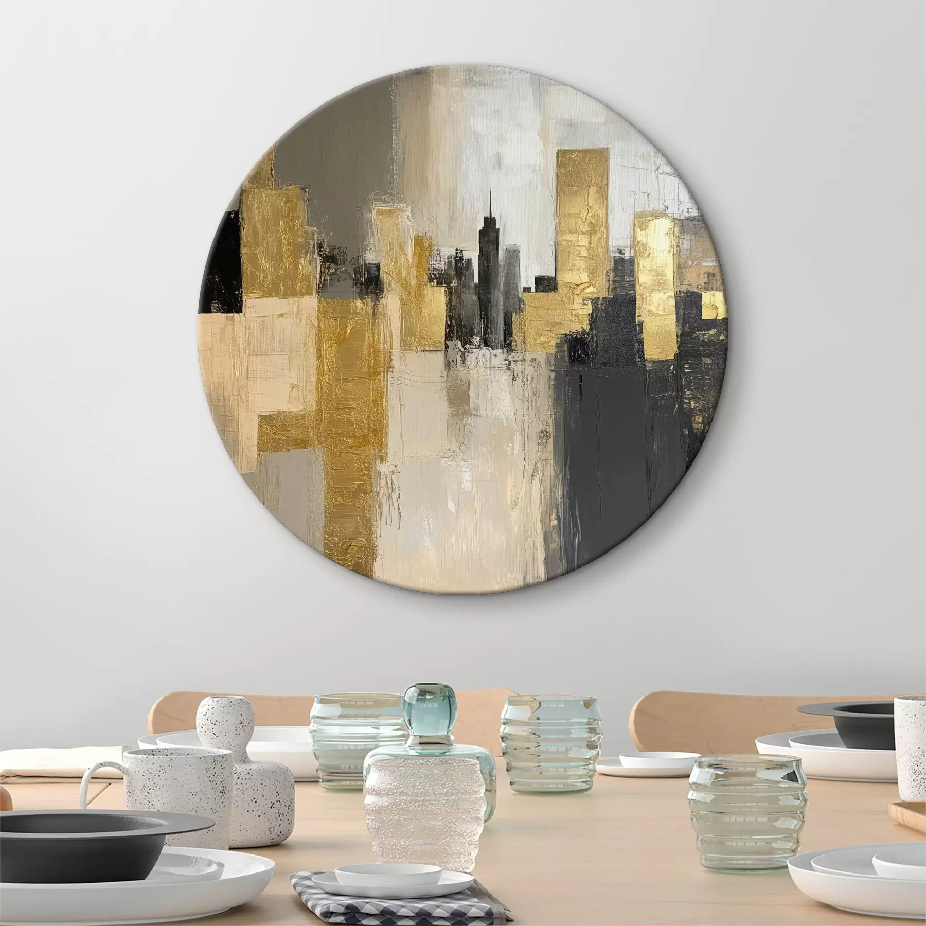 murales de pared Imagen abstracta de la ciudad r40831