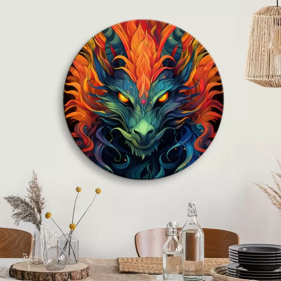 murales de pared Dragón brillante r40834