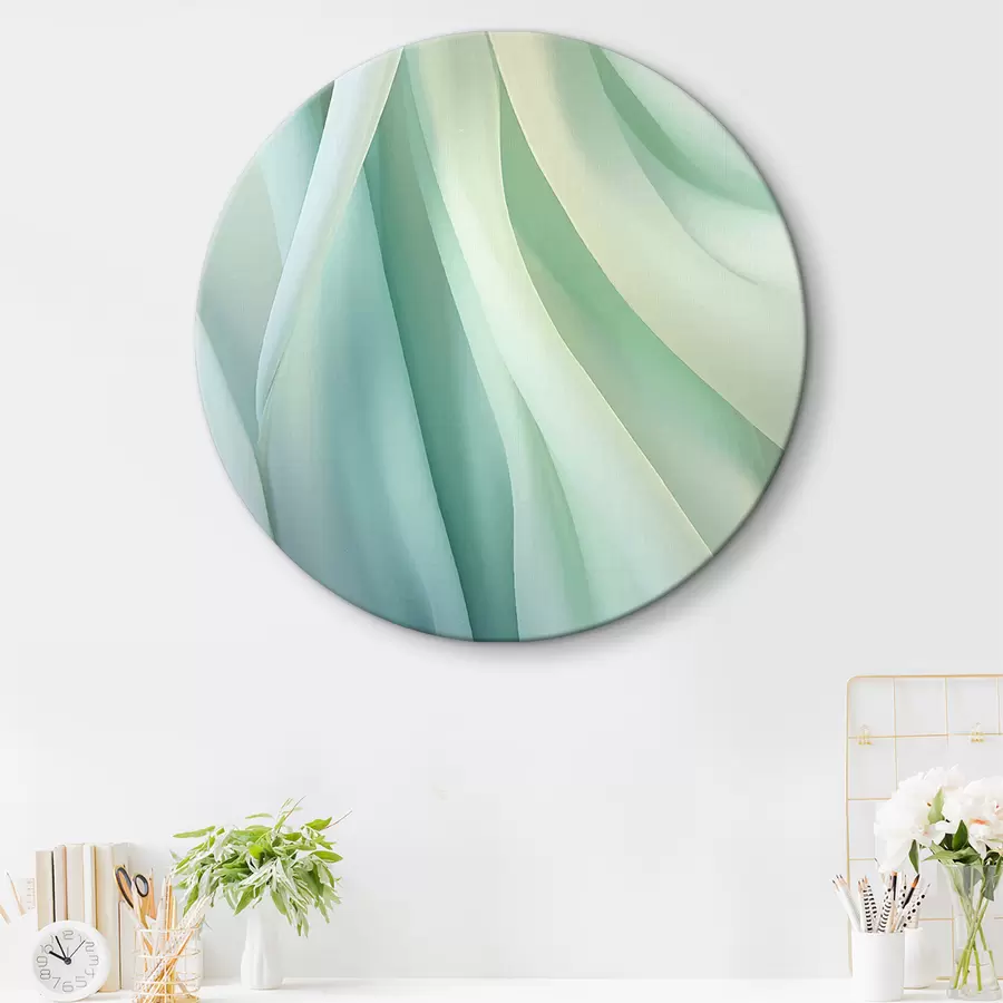 murales de pared Abstracción, líneas, colores delicados r40842