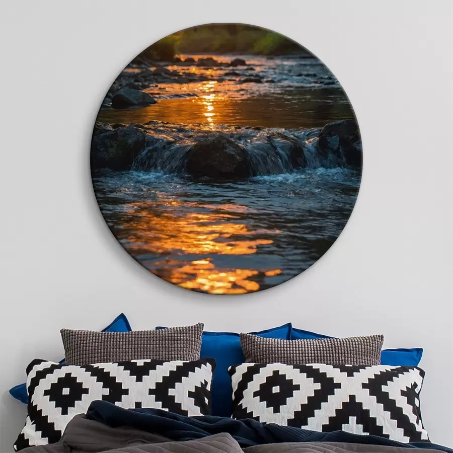 murales de pared Un arroyo en el bosque r40876