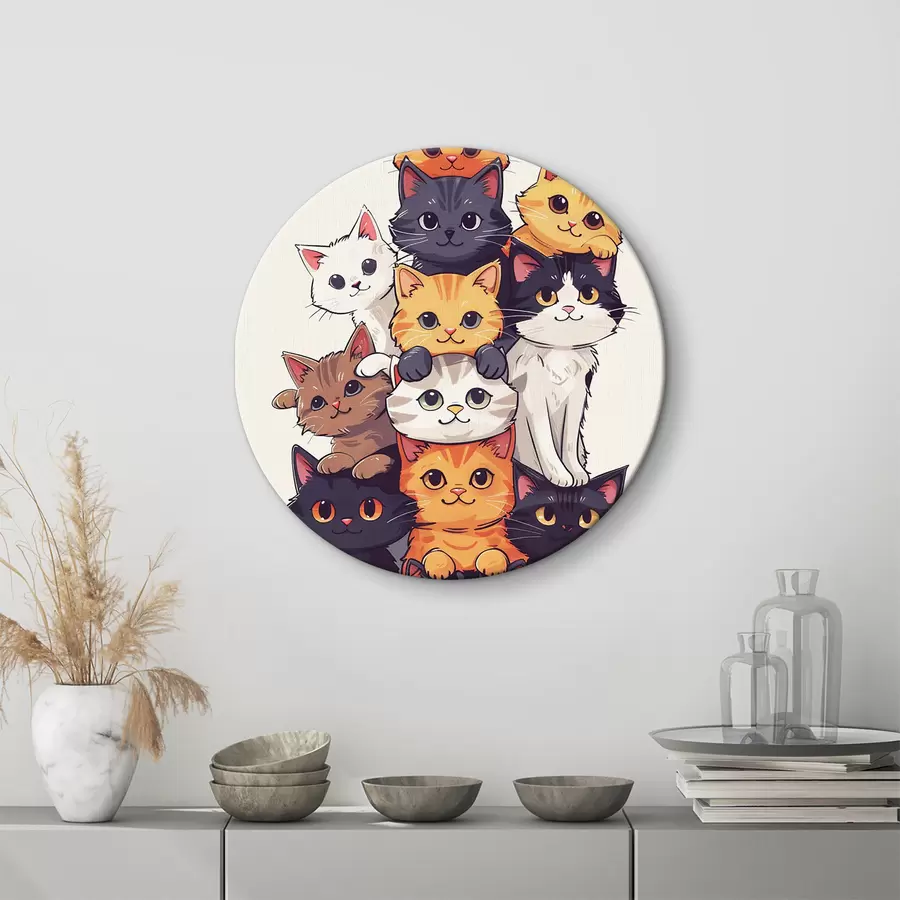 murales de pared Gatos bonitos r40924